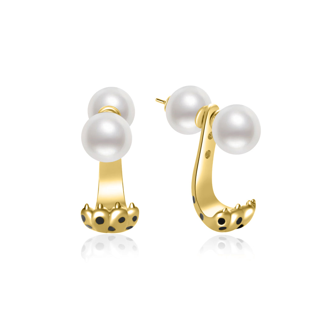 Top Lustre Freshwater Pearl Earrings WE00814 | SAFARI - PEARLY LUSTRE