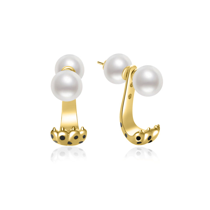 Top Lustre Freshwater Pearl Earrings WE00814 | SAFARI - PEARLY LUSTRE