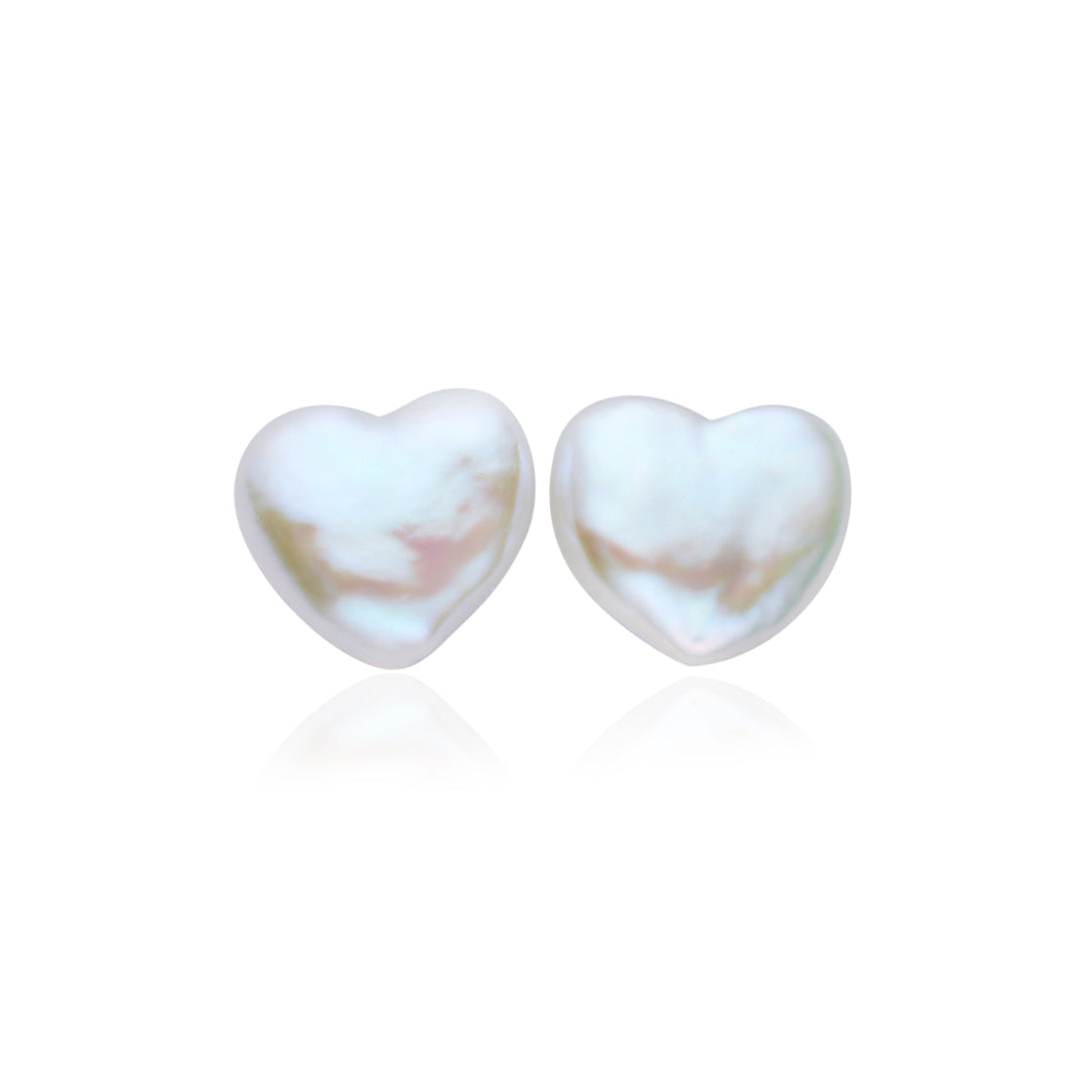 Freshwater Baroque Pearl Stud Earrings WE00820 | LOVE - PEARLY LUSTRE