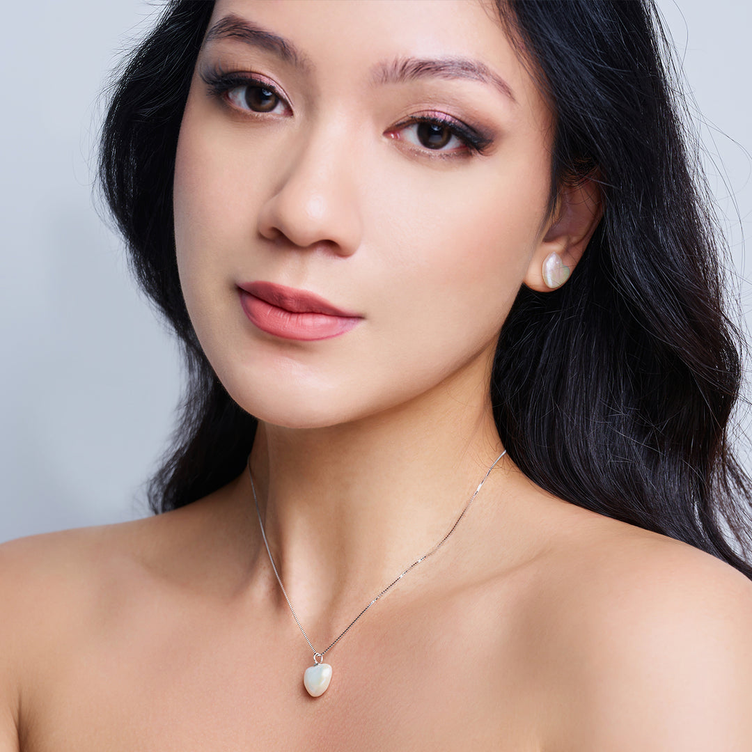 Freshwater Baroque Pearl Stud Earrings WE00820 | LOVE - PEARLY LUSTRE