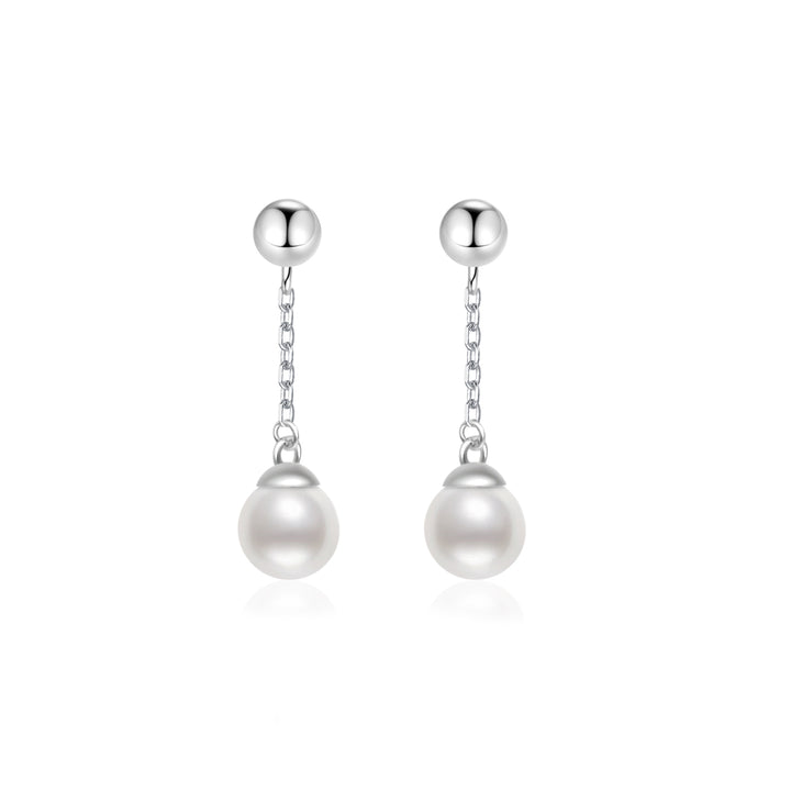 Top Grade Freshwater Pearl Earrings WE00826 | BUBBLE - PEARLY LUSTRE