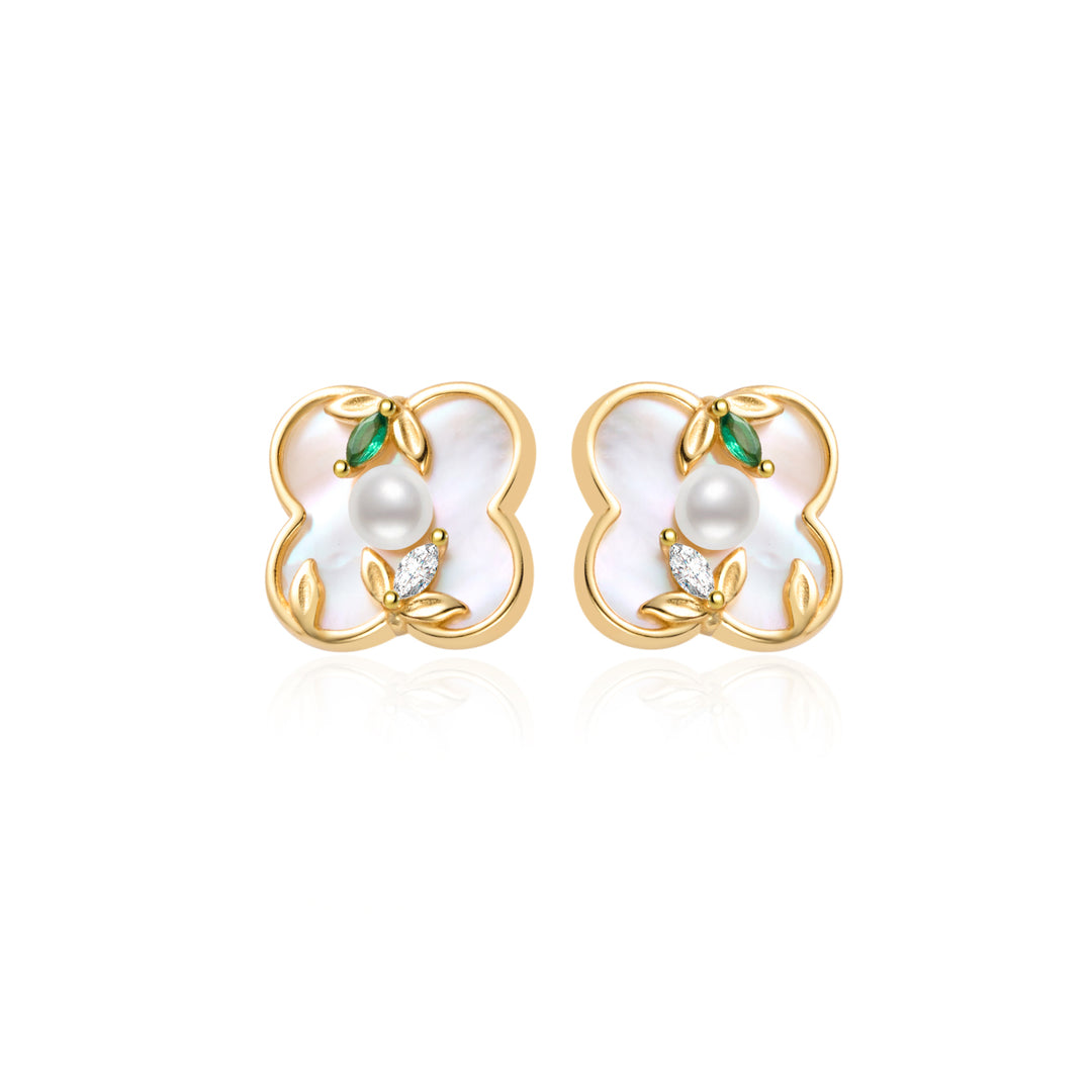 Top Grade Freshwater Pearl Earrings WE00853 | PERANAKAN - PEARLY LUSTRE
