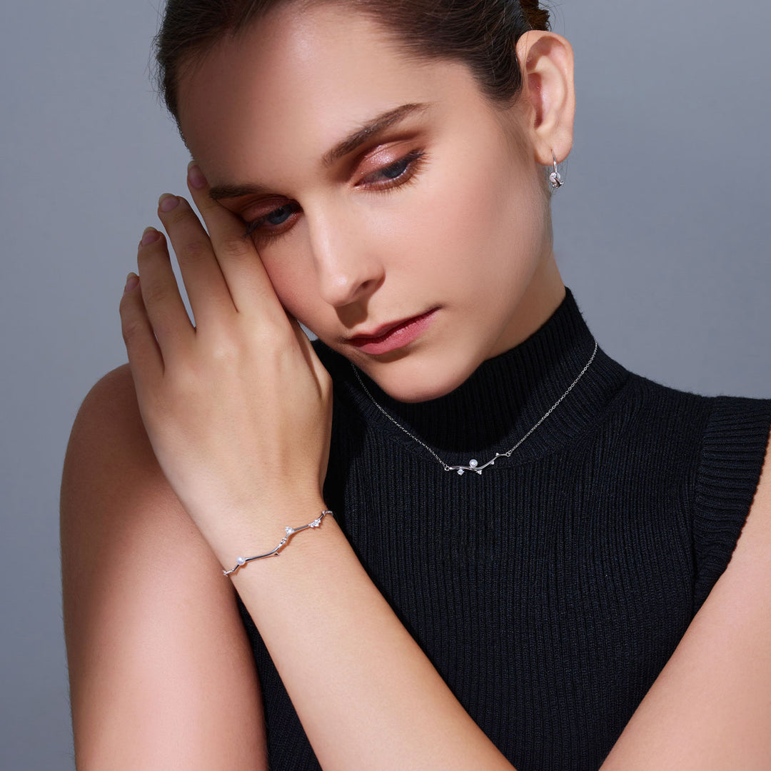 Top Grade Freshwater Pearl Bracelets WB00295 | ROSE - PEARLY LUSTRE