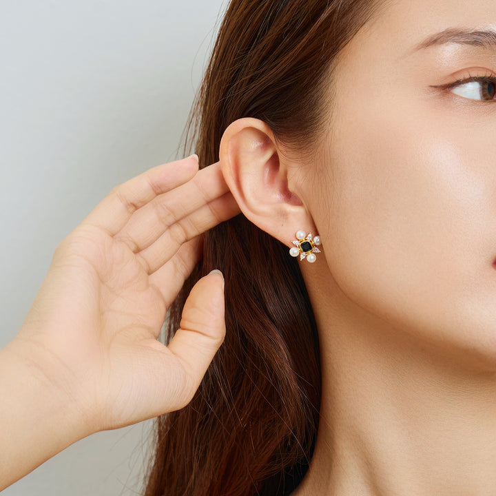 Top Grade Freshwater Pearl Earrings WE00887| | PERANAKAN - PEARLY LUSTRE