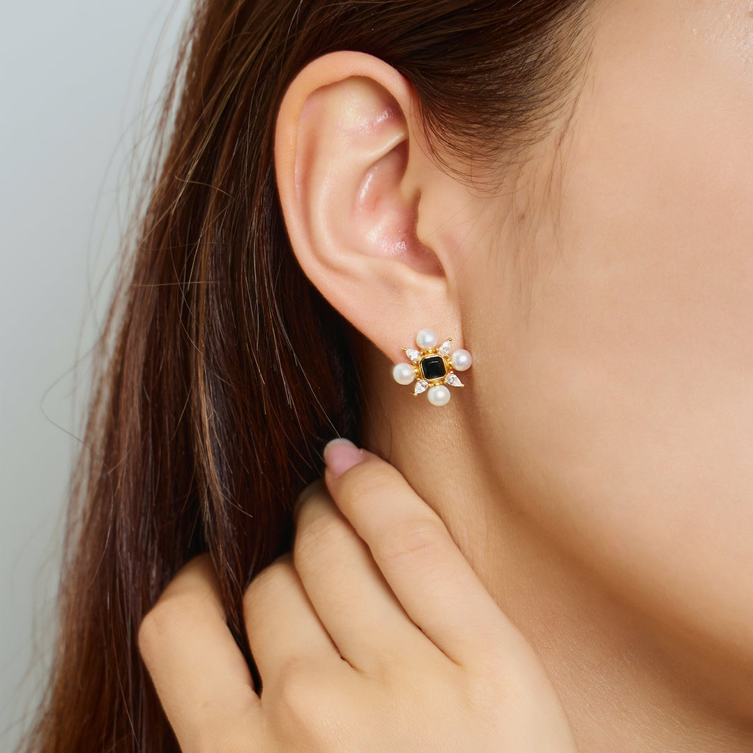 Top Grade Freshwater Pearl Earrings WE00887| | PERANAKAN - PEARLY LUSTRE