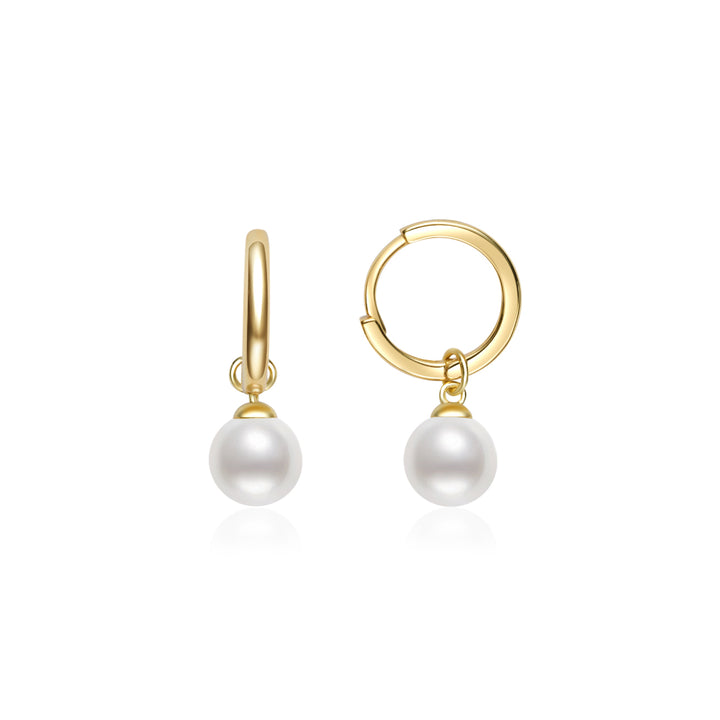 Elegant Freshwater Pearl Earrings WE00893 - PEARLY LUSTRE