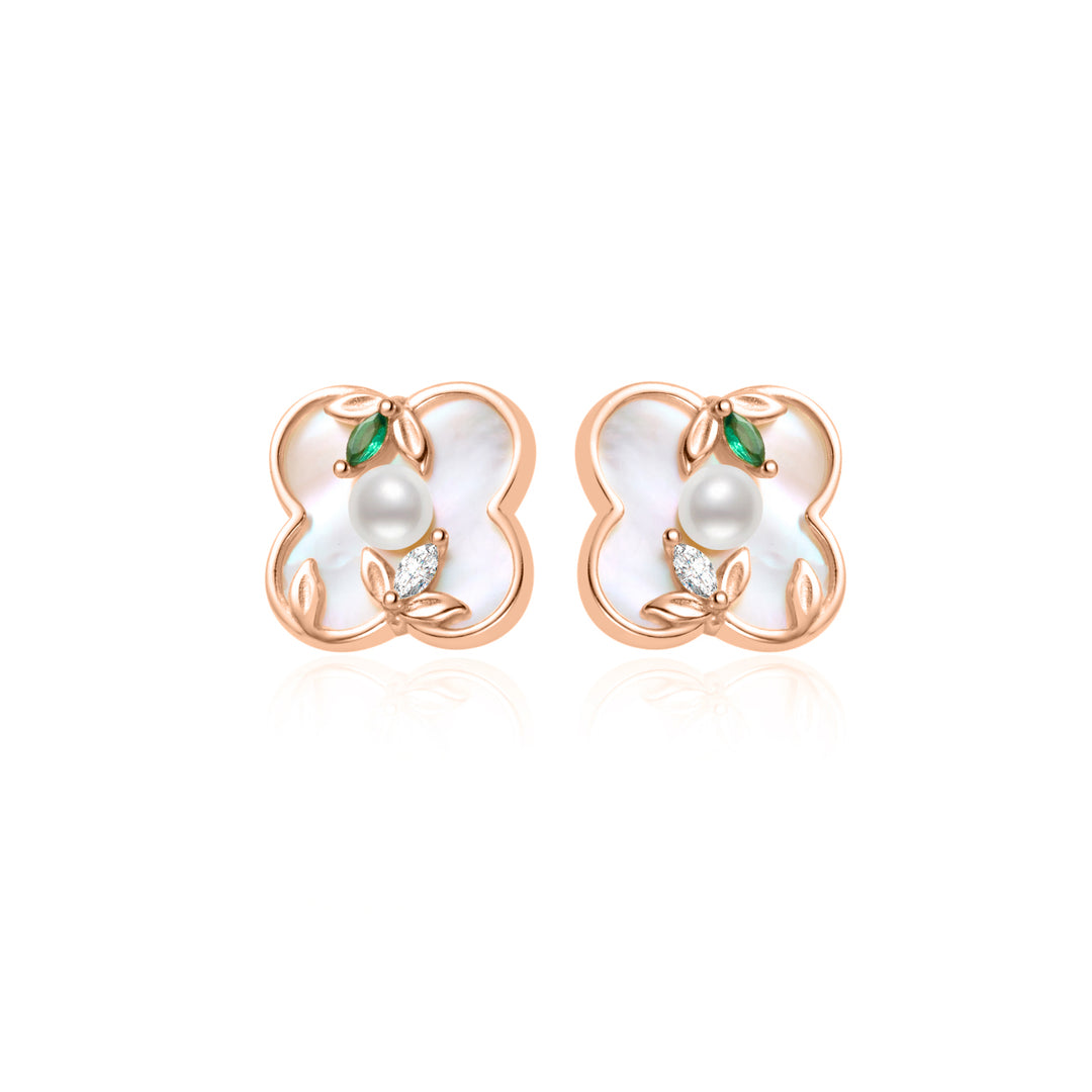 Top Grade Freshwater Pearl Earrings WE00908 | PERANAKAN - PEARLY LUSTRE