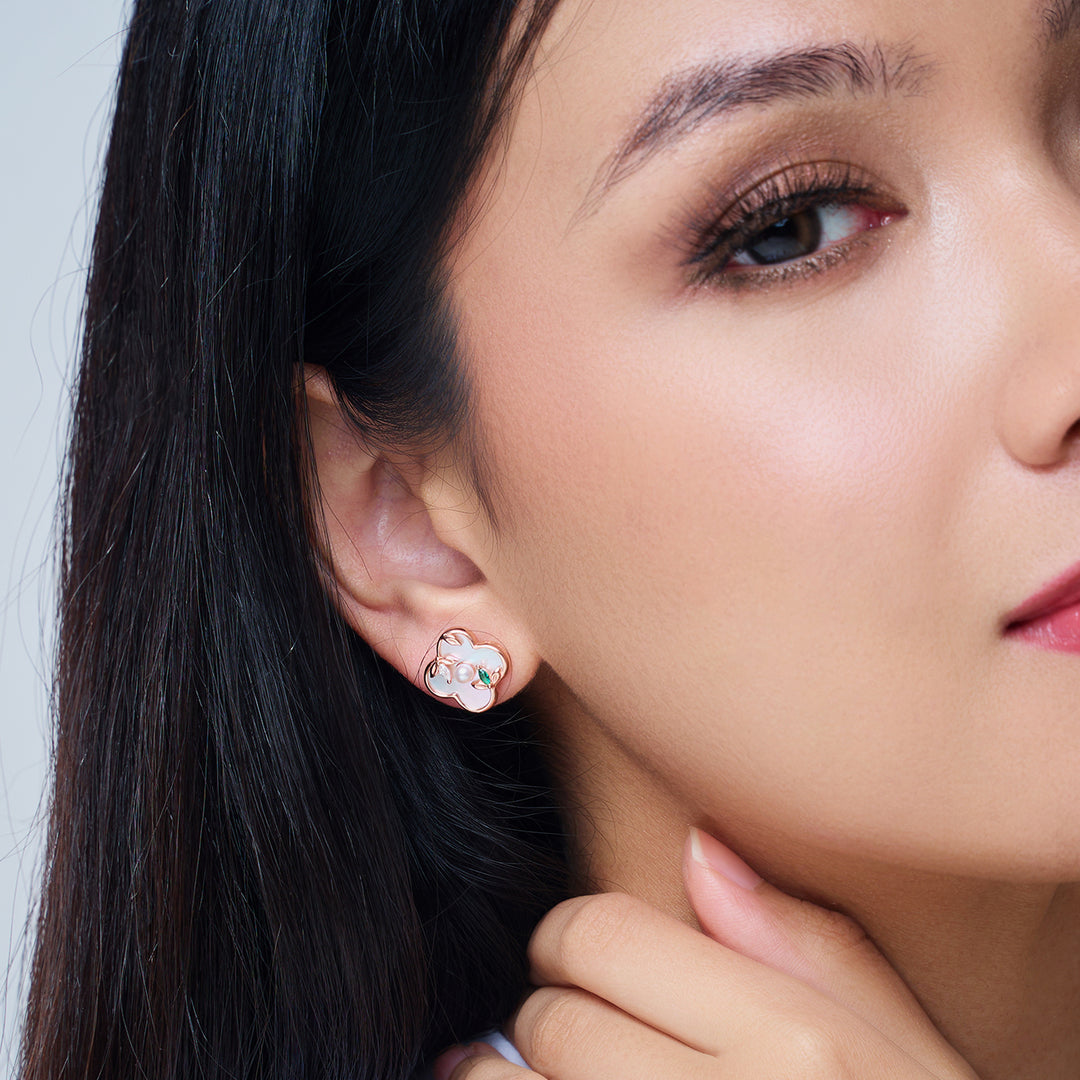 Top Grade Freshwater Pearl Earrings WE00908 | PERANAKAN - PEARLY LUSTRE