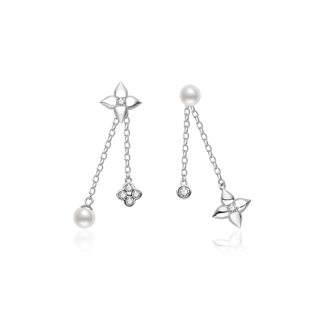 Top Grade Freshwater Pearl Earrings WE00916 | BUBBLE - PEARLY LUSTRE