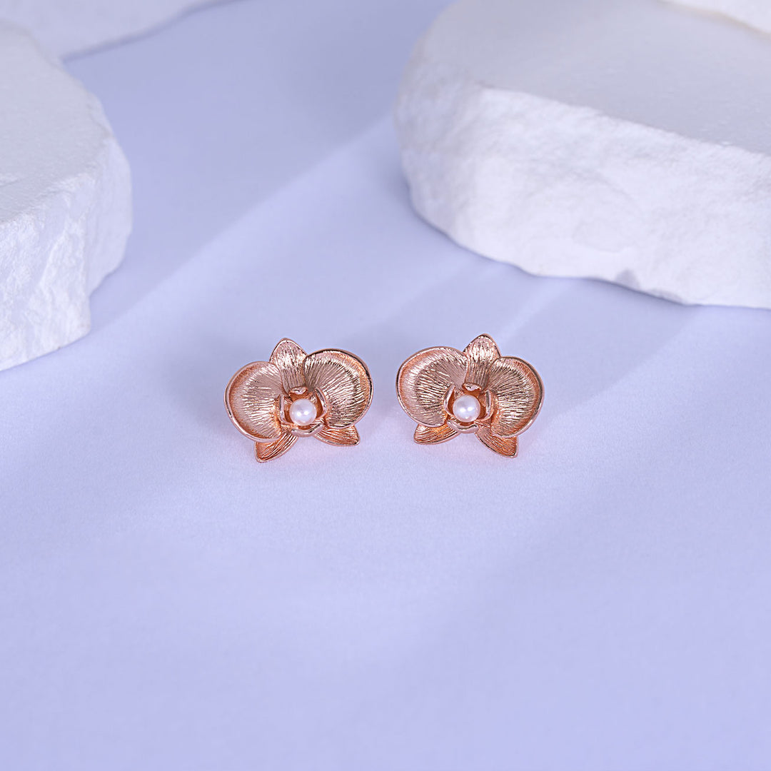 Top Grade Freshwater Pearl Earrings WE00926 | ORCHID - PEARLY LUSTRE