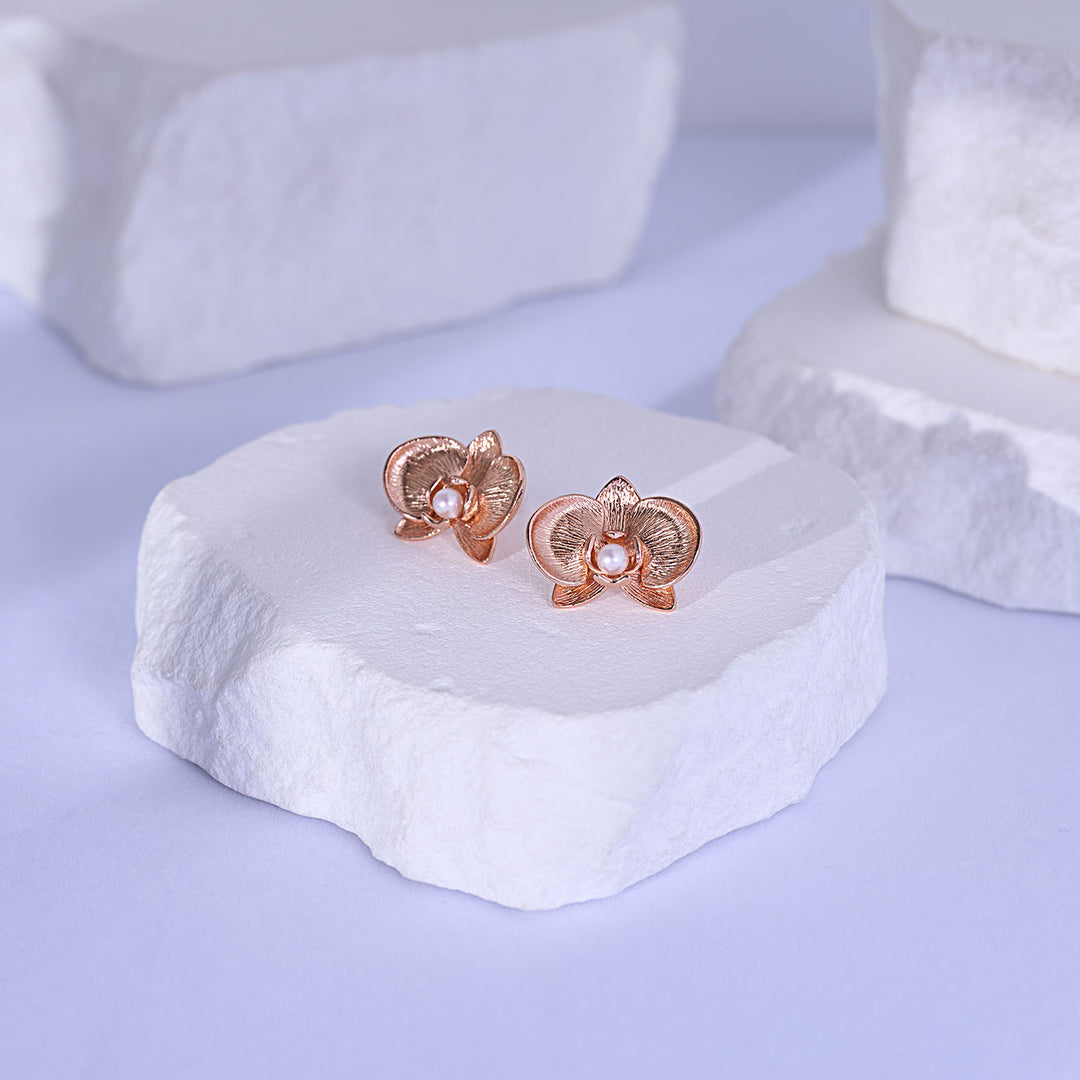 Top Grade Freshwater Pearl Earrings WE00926 | ORCHID - PEARLY LUSTRE