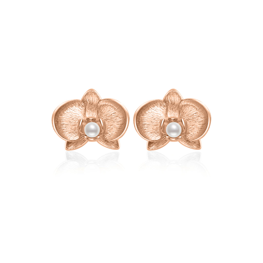Top Grade Freshwater Pearl Earrings WE00926 | ORCHID - PEARLY LUSTRE