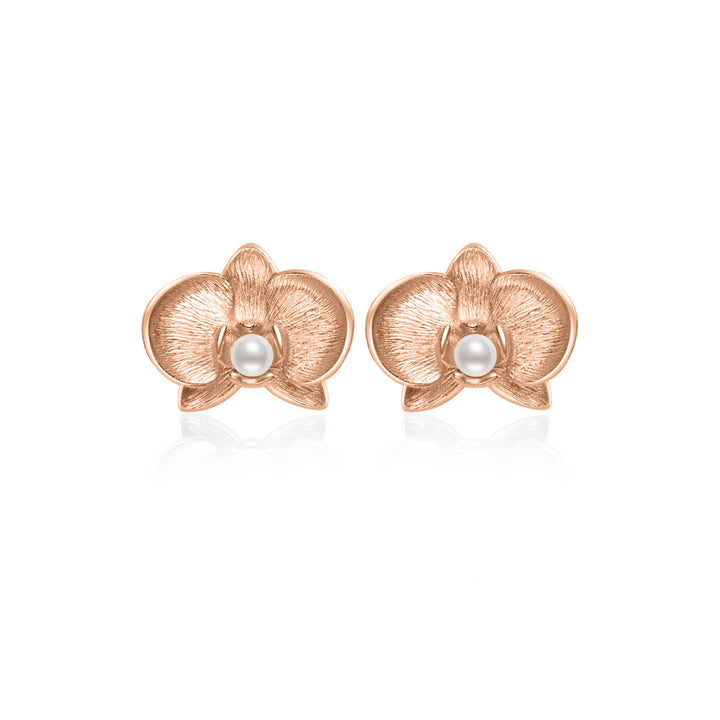 Top Grade Freshwater Pearl Earrings WE00926 | ORCHID - PEARLY LUSTRE