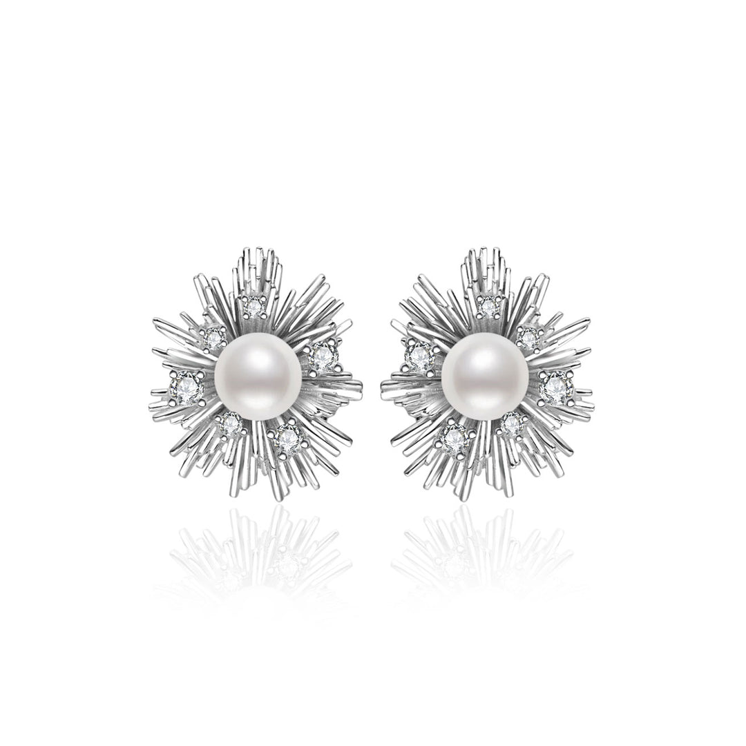 Anting Mutiara Air Tawar Gred Atas WE00976 | LADY BOSS