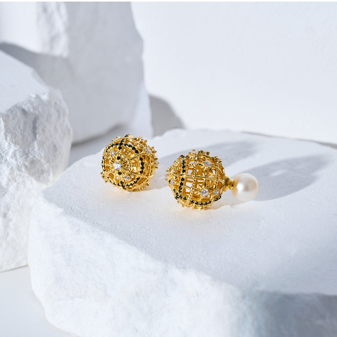 Ohrringe aus Süßwasserperlen der Spitzenklasse WE00985 | TWEED