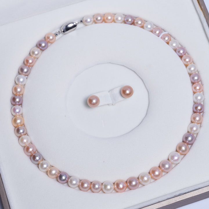 Top Lustre Candy Freshwater Pearl Necklace WN00035 - PEARLY LUSTRE