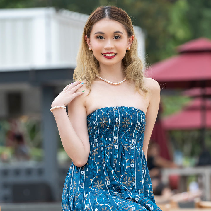 Excellent Lustre Candy Freshwater Pearl Bracelet WB00174 - PEARLY LUSTRE