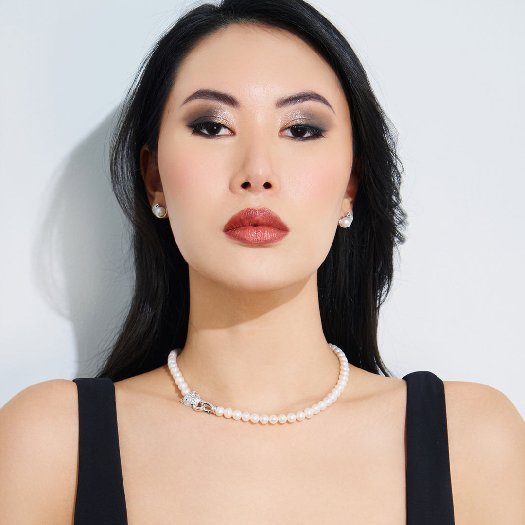 Freshwater Pearl Necklace WN00042 | SAFARI - PEARLY LUSTRE
