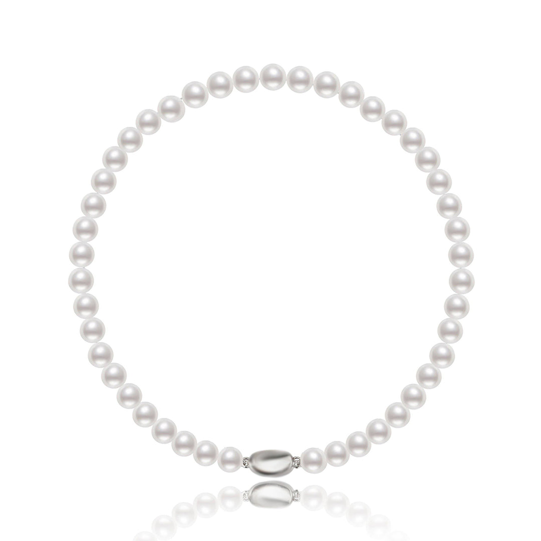 Top Grade White Freshwater Pearl Necklace WN00043 - PEARLY LUSTRE