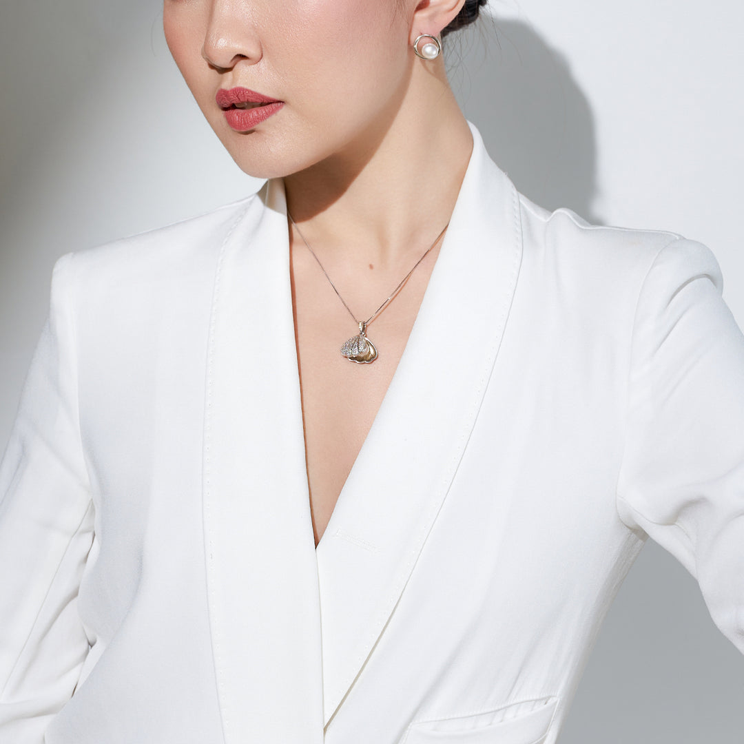 Elegant Freshwater Pearl Earrings WE00155 - PEARLY LUSTRE
