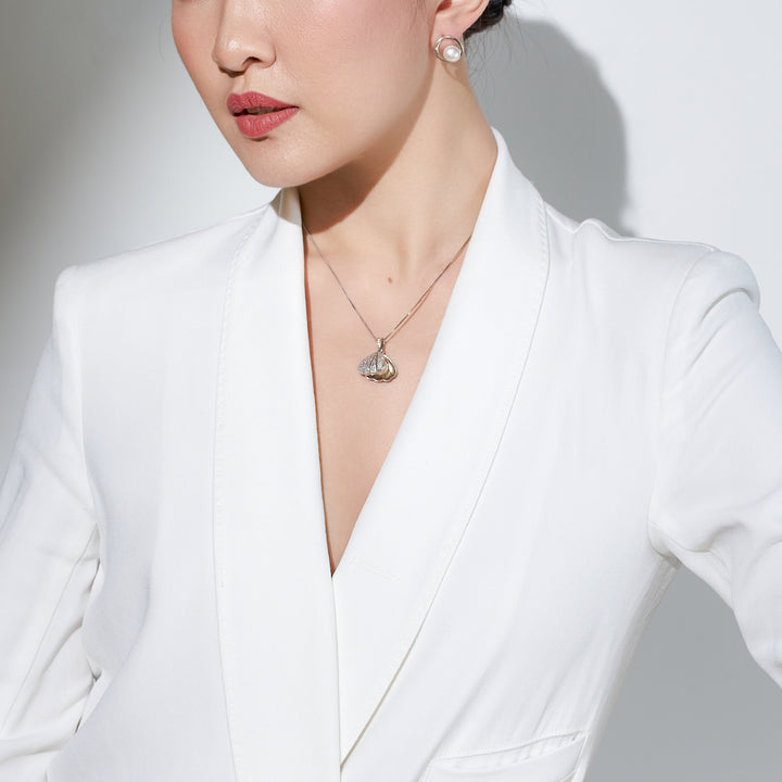 Elegant Freshwater Pearl Earrings WE00155 - PEARLY LUSTRE