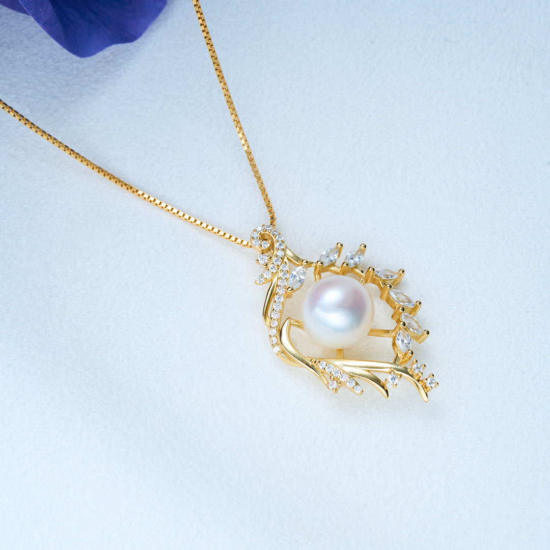 Elegant Freshwater Pearl Necklace WN00092 - PEARLY LUSTRE