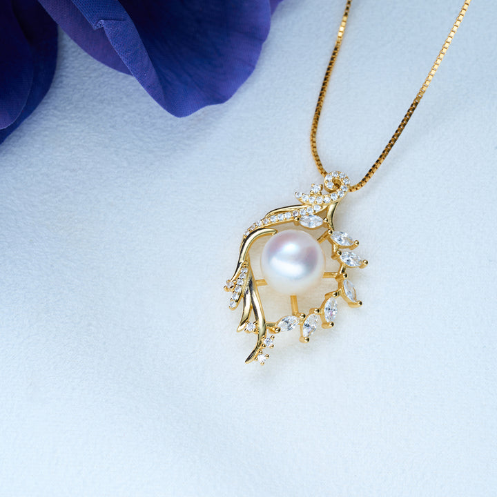 Elegant Freshwater Pearl Necklace WN00092 - PEARLY LUSTRE