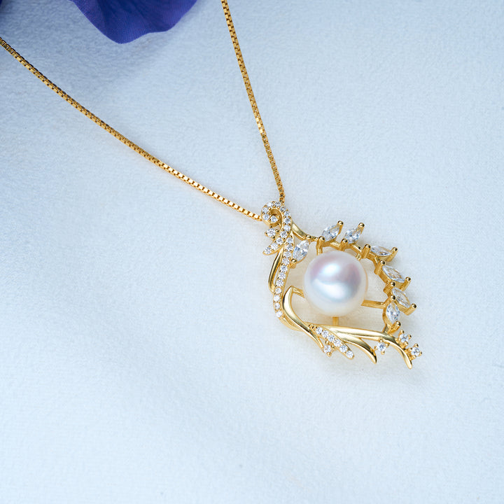 Elegant Freshwater Pearl Necklace WN00092 - PEARLY LUSTRE