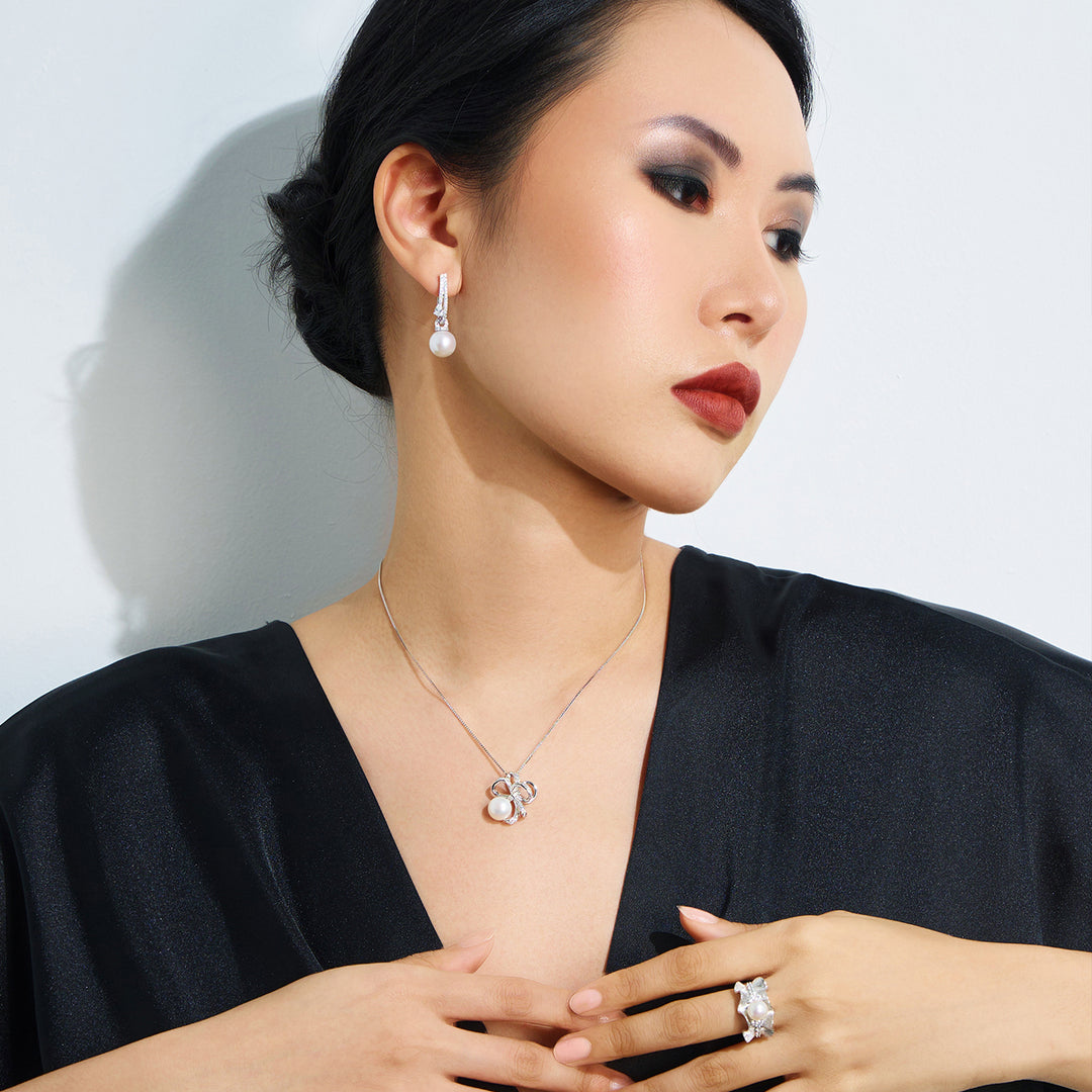Top Grade Freshwater Pearl Ring WR00333 - PEARLY LUSTRE