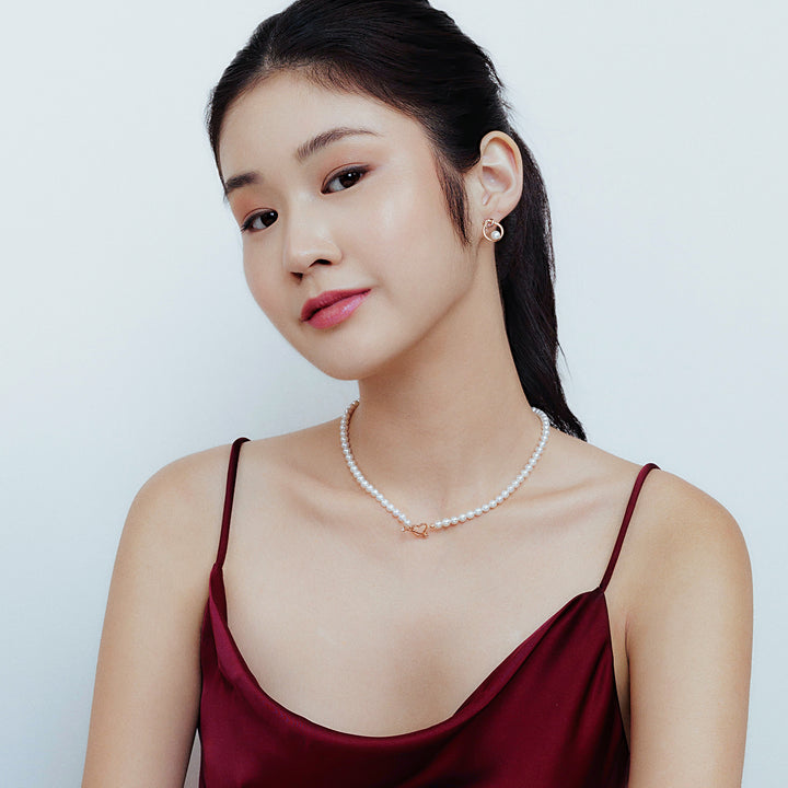 Elegant Freshwater Pearl Necklace WN00236 - PEARLY LUSTRE