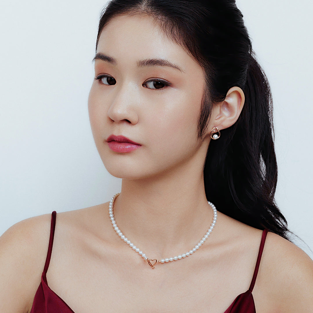 Elegant Freshwater Pearl Necklace WN00236 - PEARLY LUSTRE