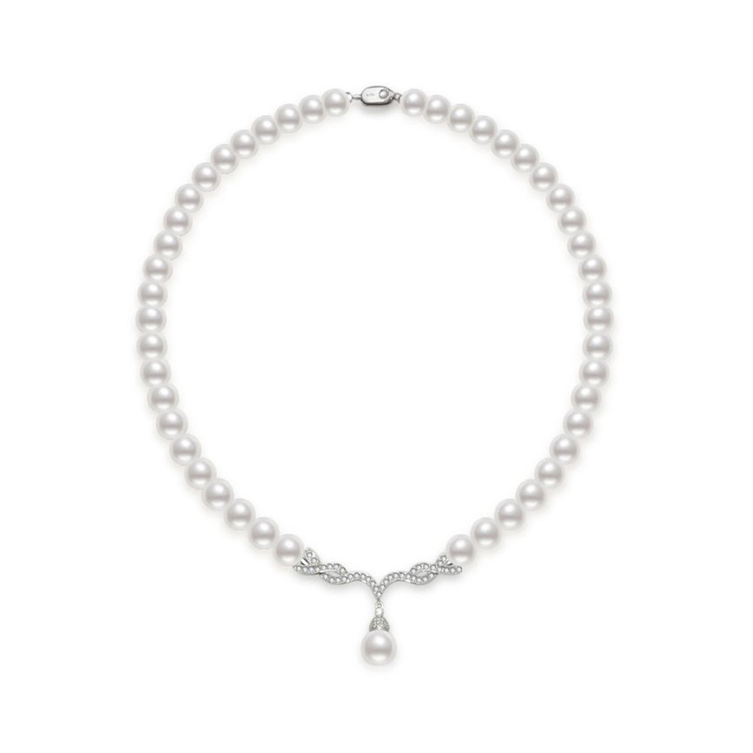 Top Lustre  Freshwater Pearl Necklace WN00331 - PEARLY LUSTRE