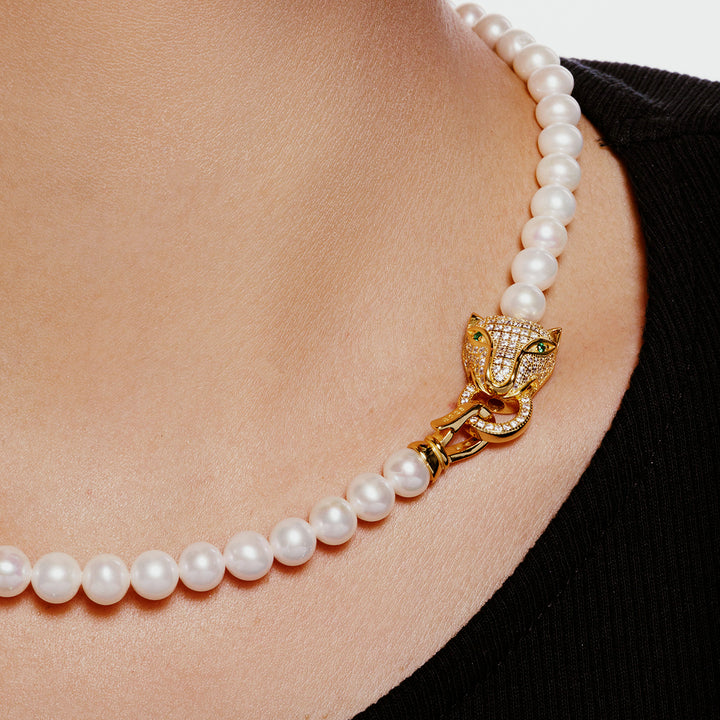 Freshwater Pearl Necklace WN00418 | SAFARI - PEARLY LUSTRE