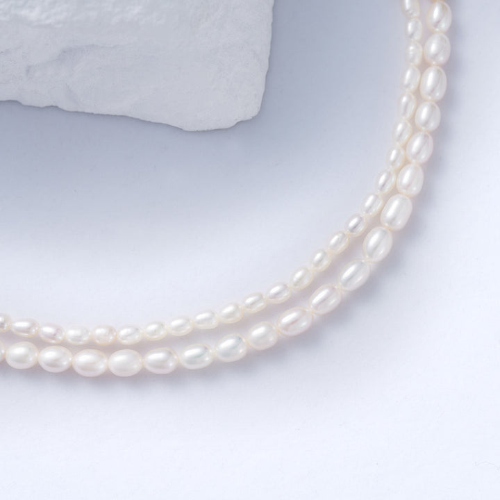 New Yorker Freshwater Pearl Necklace WN00423 - PEARLY LUSTRE