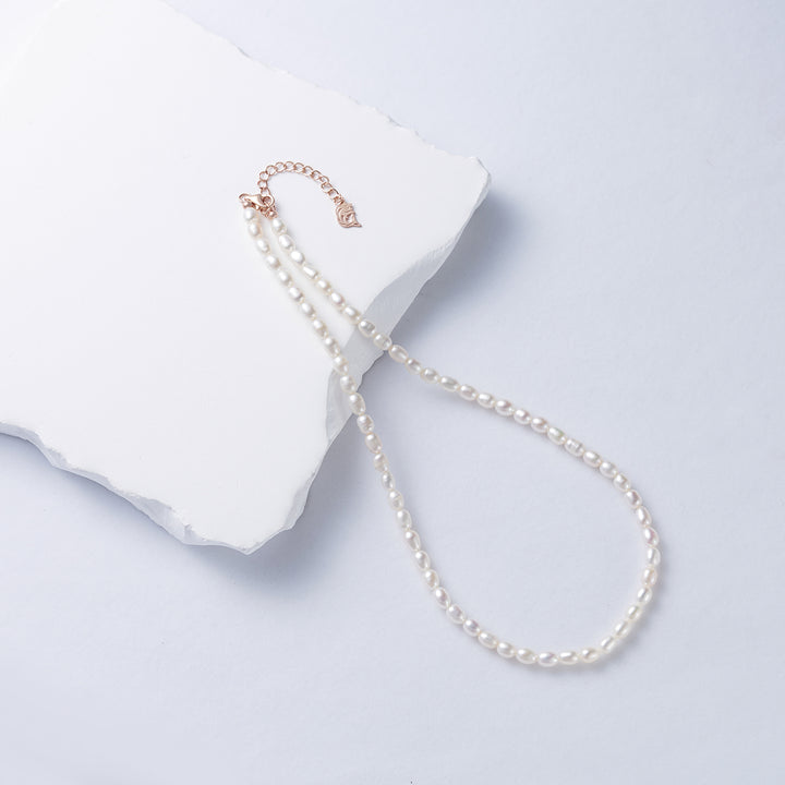 New Yorker Freshwater Pearl Necklace WN00423 - PEARLY LUSTRE