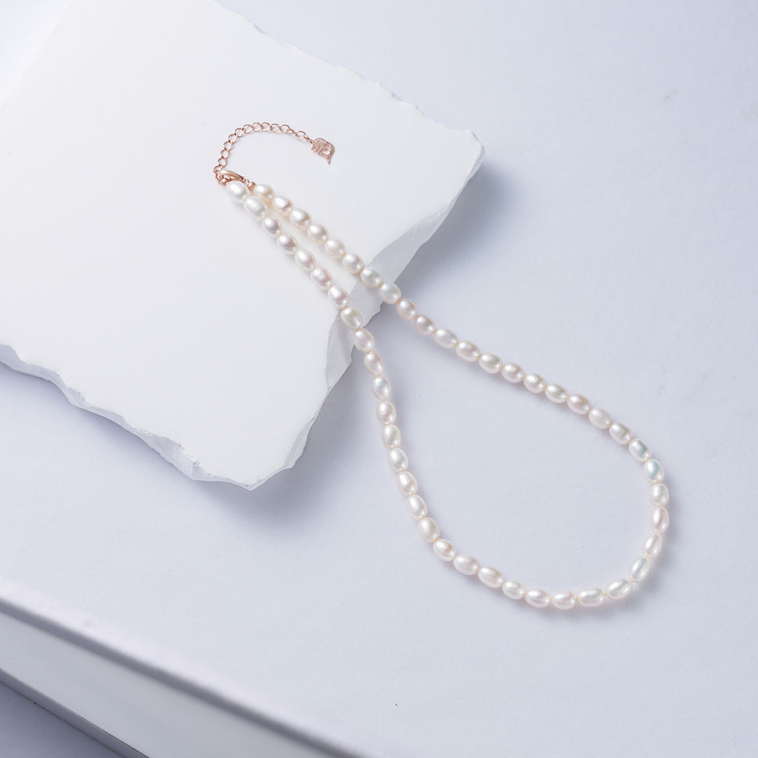 New Yorker Freshwater Pearl Necklace WN00423 - PEARLY LUSTRE