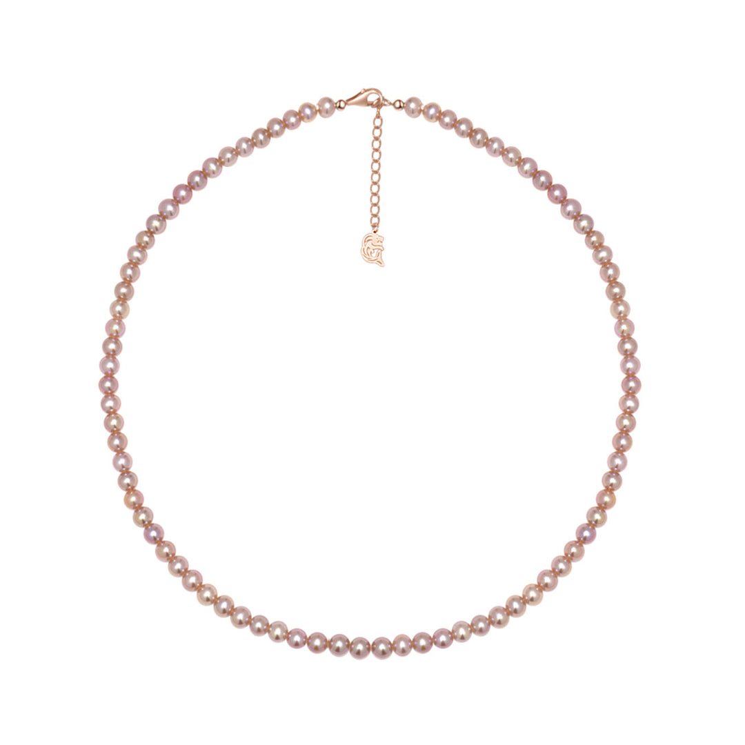 Top Grade Purple Freshwater Pearl Necklace WN00436 - PEARLY LUSTRE