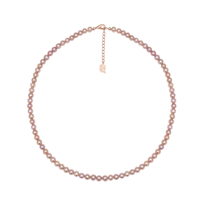 Top Grade Purple Freshwater Pearl Necklace WN00436 - PEARLY LUSTRE