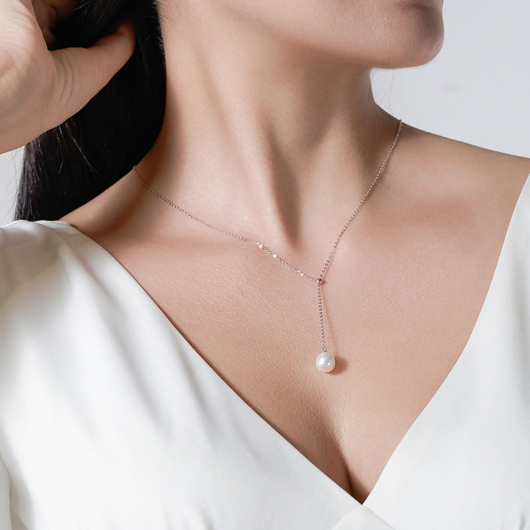 Elegant Freshwater Pearl Necklace WN00439 - PEARLY LUSTRE