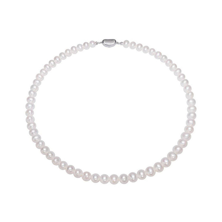 White Freshwater Pearl Necklace WN00485 - PEARLY LUSTRE