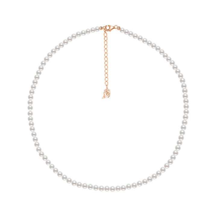 Top Lustre White Freshwater Pearl Necklace WN00511 - PEARLY LUSTRE