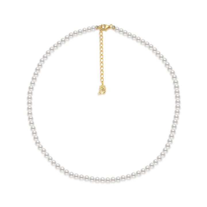 Top Lustre White Freshwater Pearl Necklace WN00511 - PEARLY LUSTRE