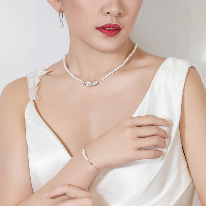 Interchangeable Pearl Bracelet WB00152| Possibilities - PEARLY LUSTRE