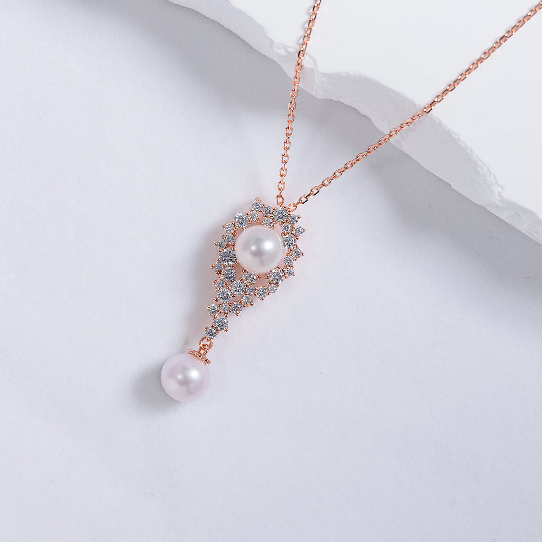 Top Grade Pearl Necklace WN00527 | CELESTE - PEARLY LUSTRE