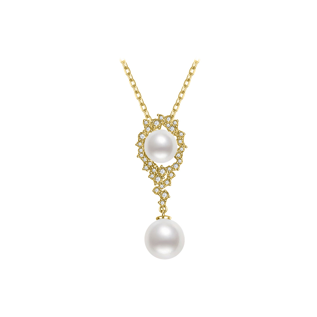 New Yorker Pearl Necklace WN00528 | Wedding - PEARLY LUSTRE