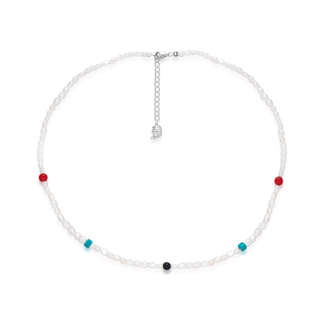 Keshi Freshwater Pearl Necklace WN00535 | Happy Summer - PEARLY LUSTRE