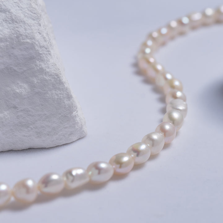 Baroque Pearl Necklace WN00536 | Rock - PEARLY LUSTRE