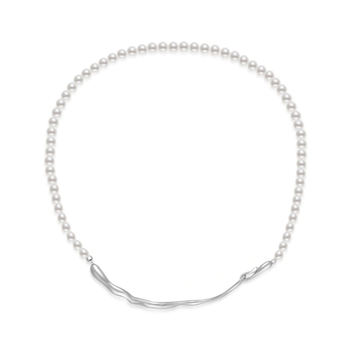 Freshwater Pearl Necklace WN00537 | FLUID - PEARLY LUSTRE