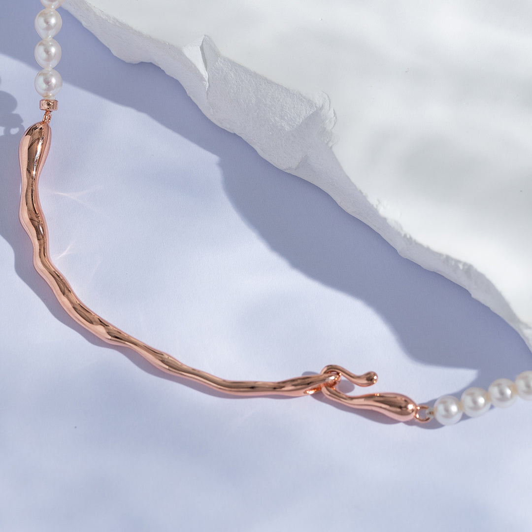 Freshwater Pearl Necklace WN00539 | Fluid - PEARLY LUSTRE