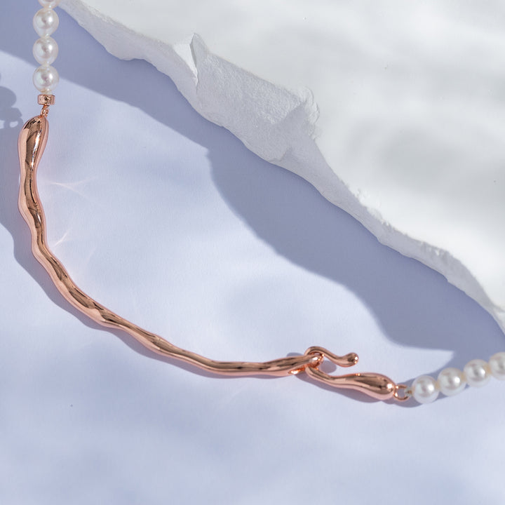 Freshwater Pearl Necklace WN00539 | Fluid - PEARLY LUSTRE